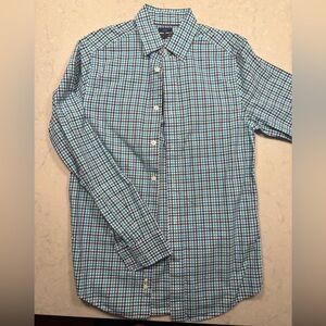 GAP Blue and Green Checkered Shirt